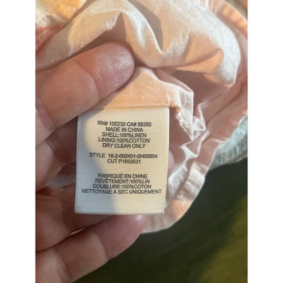 Joie Womens Jalynn Floral Linen High-Waisted Shorts Size 2 - Picture 7 of 9